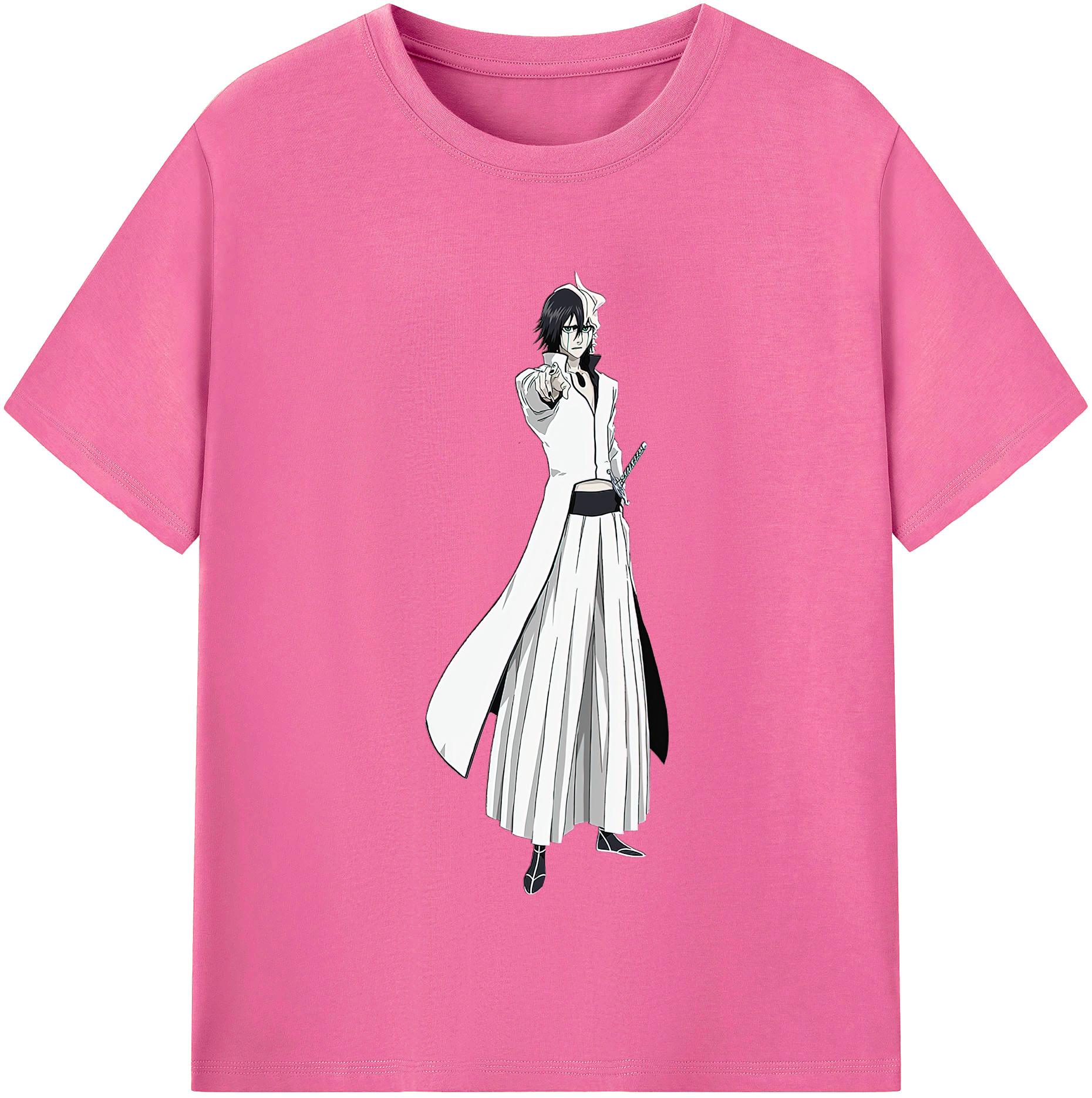 （画像用） ブリーチ ウルキオラ·シファー BLEACH Ulquiorra cifer レディースカジュアルプリントTシャツ（綿100％）